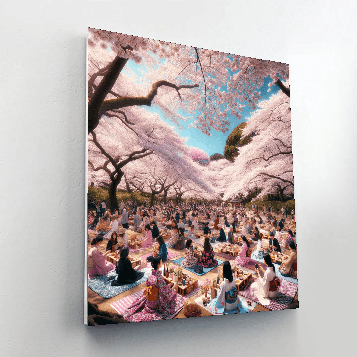 International Cherry Blossom Festival Painting Number Kit