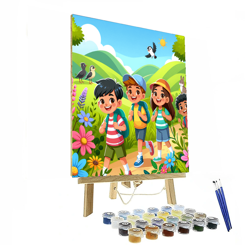 Incredible Nature Walks Number Painting