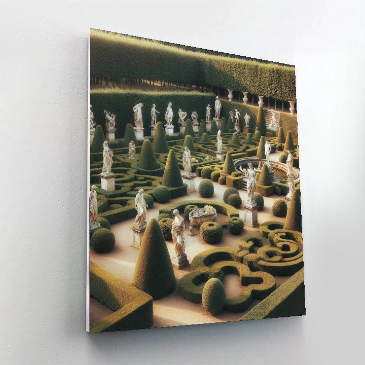 Renaissance Garden Bliss Number Painting