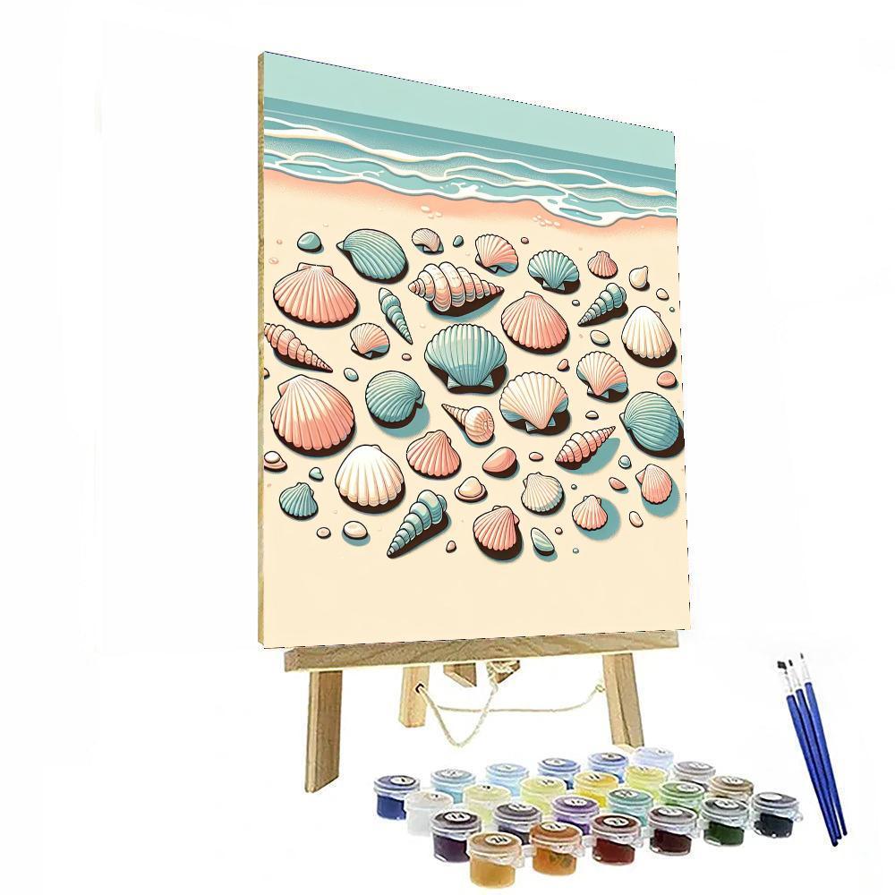 Seashell Symphony Numbered Painting Kits