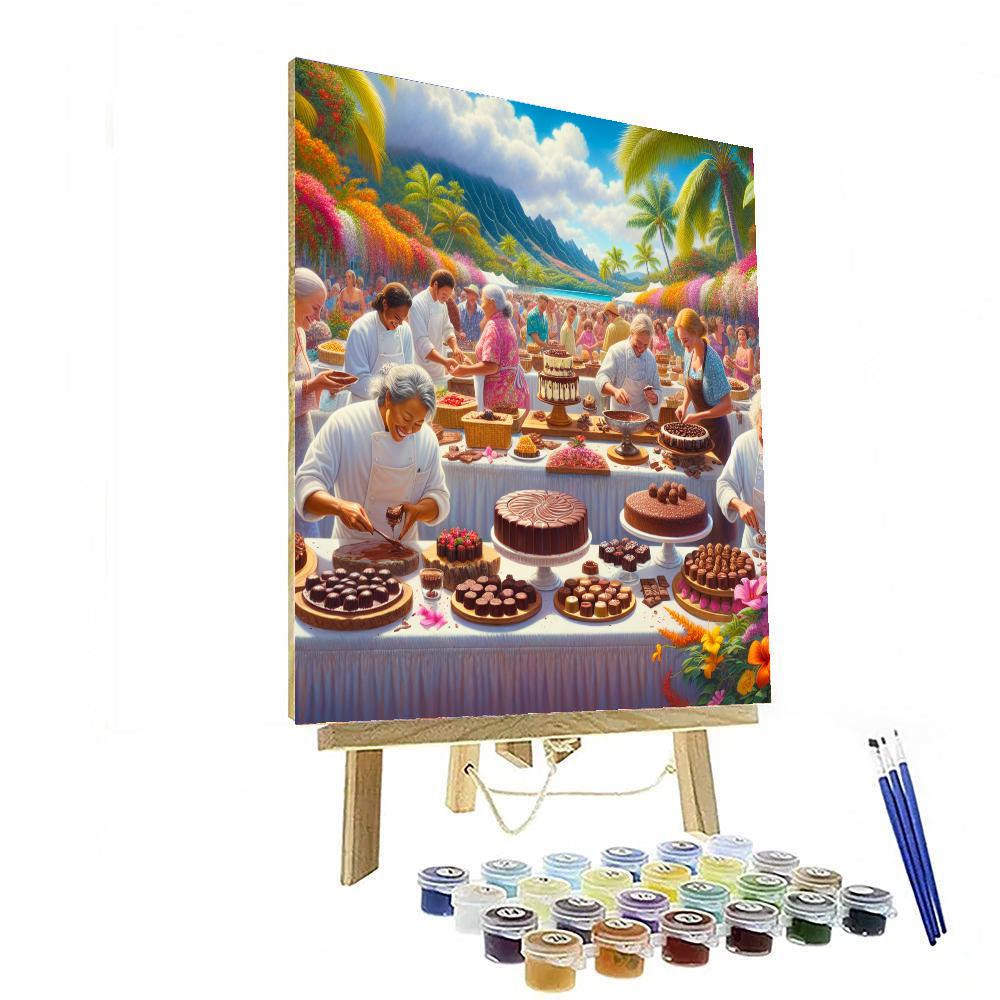 Kauai Chocolate Festival - Kauai, Hawaii, Usa Paint By Numbers Kits