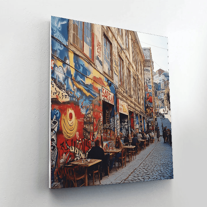 Street Art Of Valparaíso - Chile Numbered Painting Kits