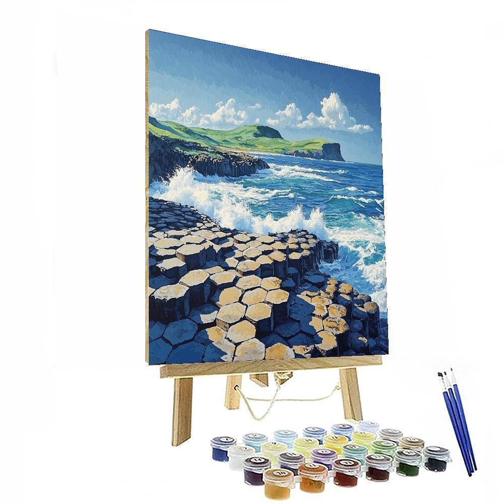The Giants Causeway Painting Number Kit