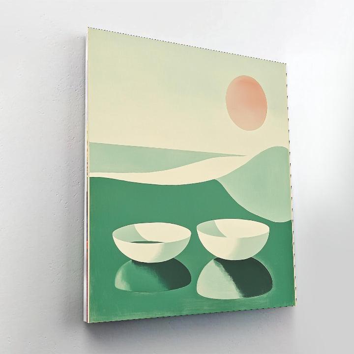 Kazimir Malevich Inspired Serenity In Lines  Numbered Painting Kits