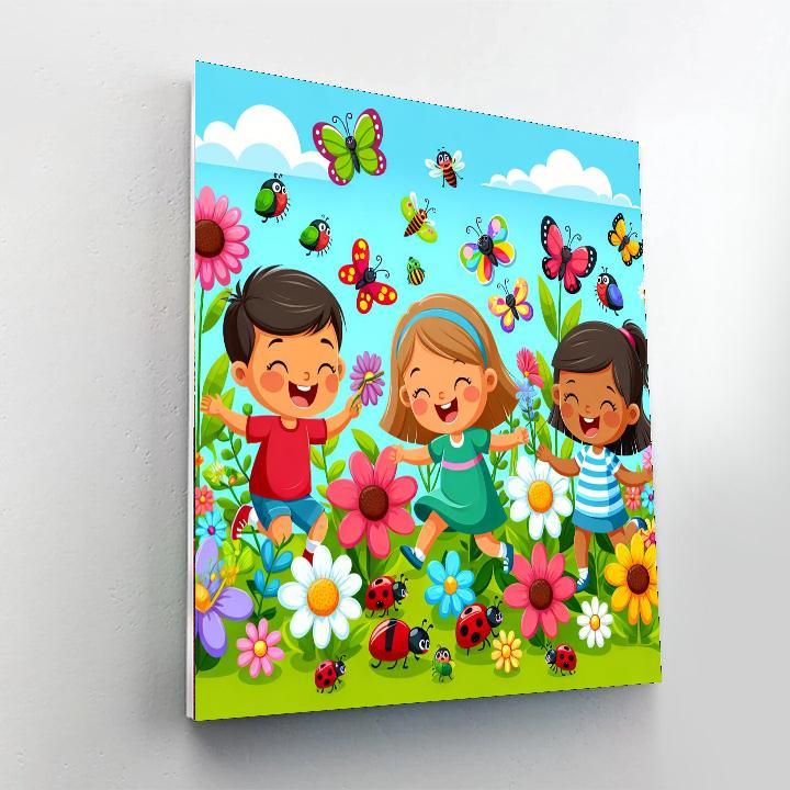 Colorful Garden Play Paint By Number