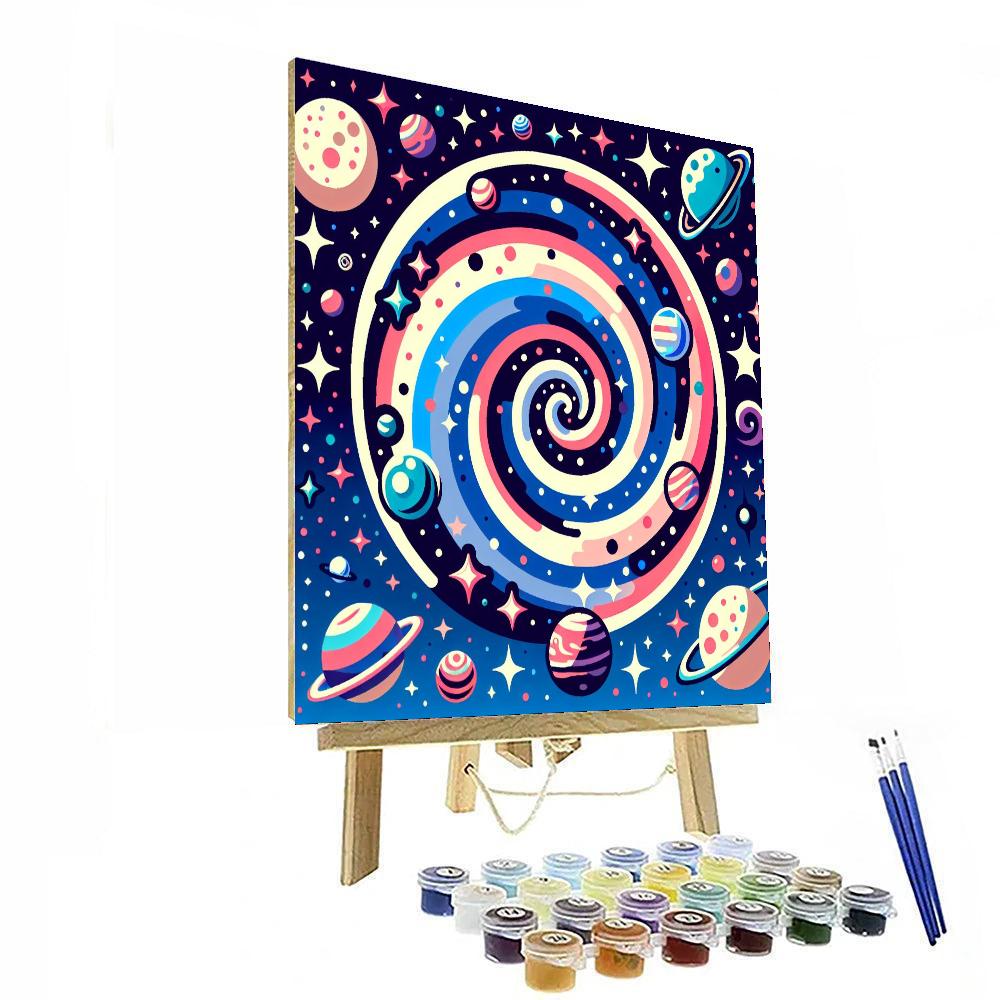 Galactic Galaxy Numbered Painting Kits
