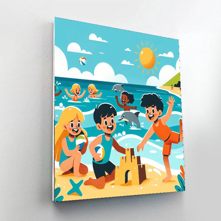 Adventure At The Seaside Paint By Numbers