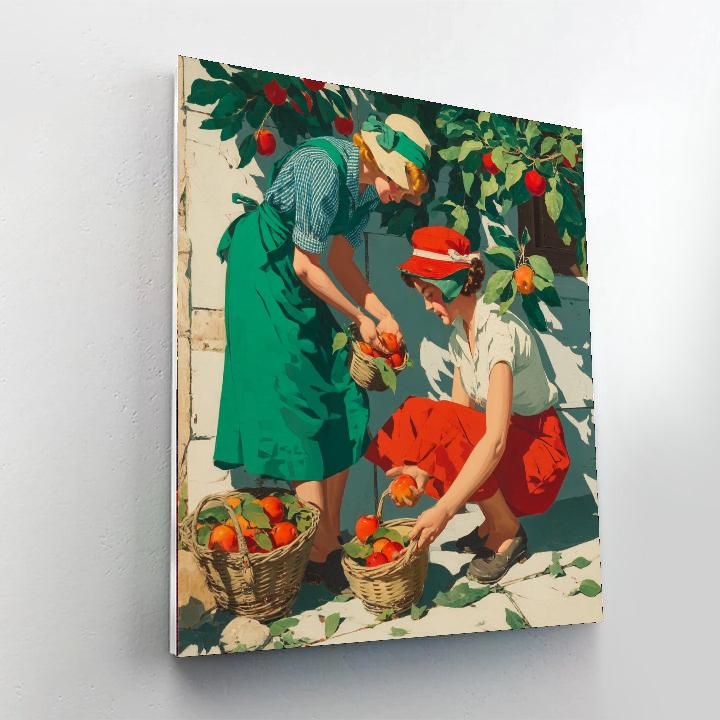 Family Orchard Numbered Painting Kits