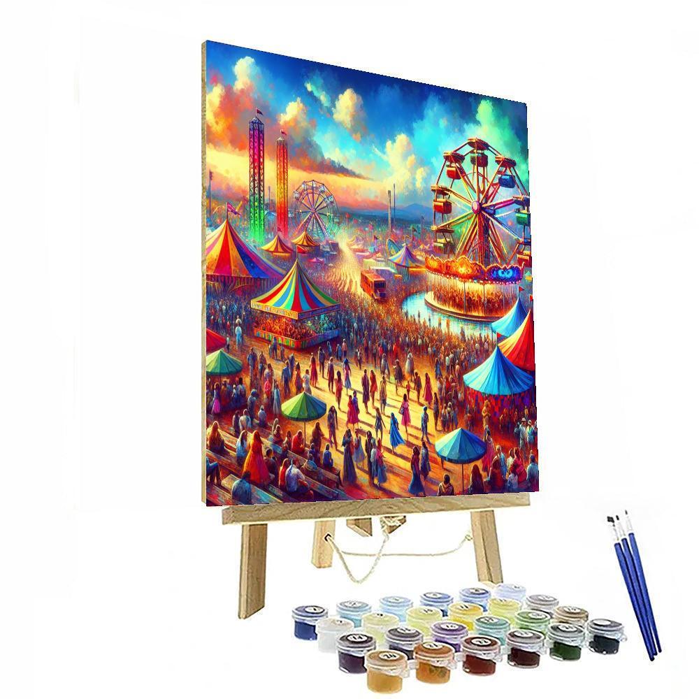 Delightful Carnival Celebration Paint By Numbers Kits