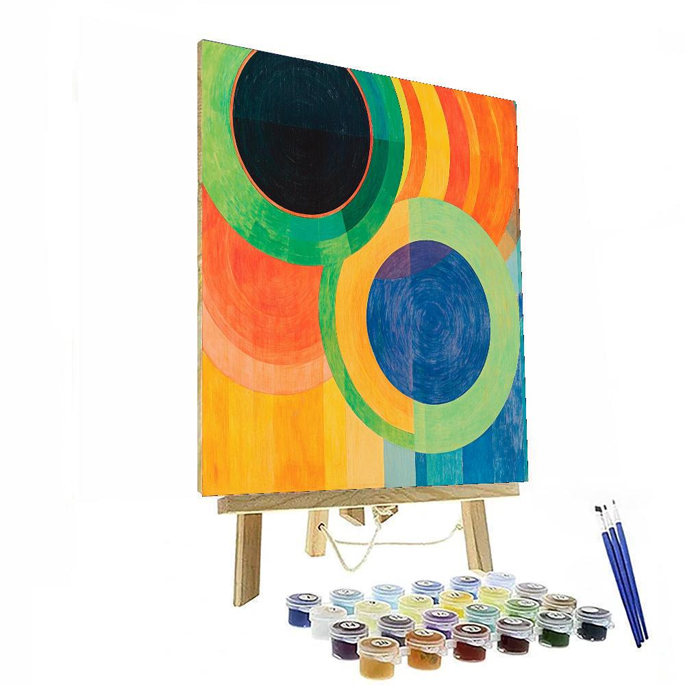 Sonia Delaunay Inspired Kinetic Nature Study  Numbered Painting Kits