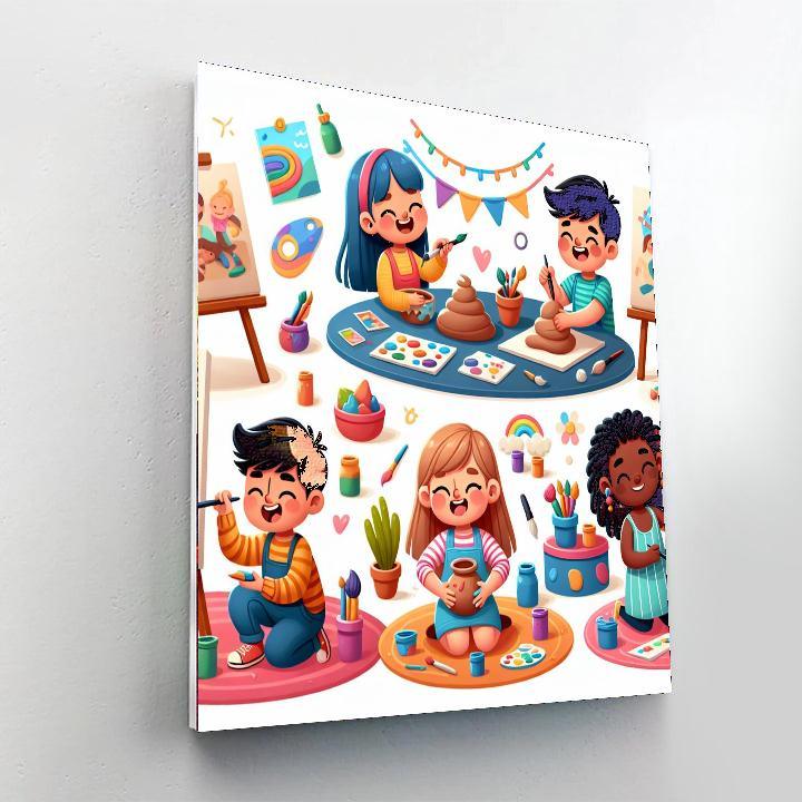 Creative Kids Workshop Painting Number Kit