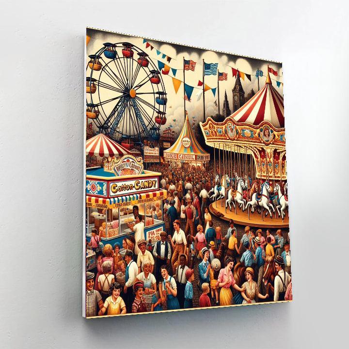 Festive Carnival Splendor Painting By Numbers Kit