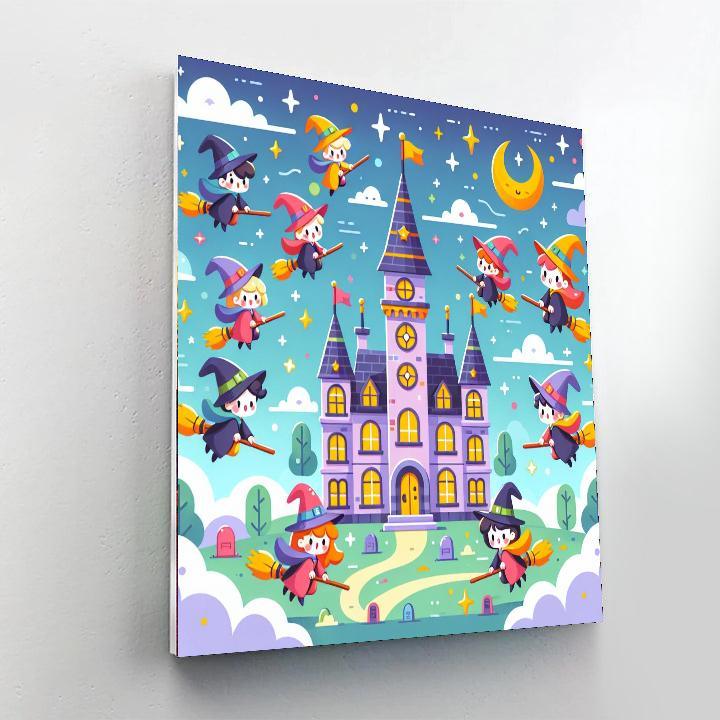 Wizard School Adventure Paint By Color