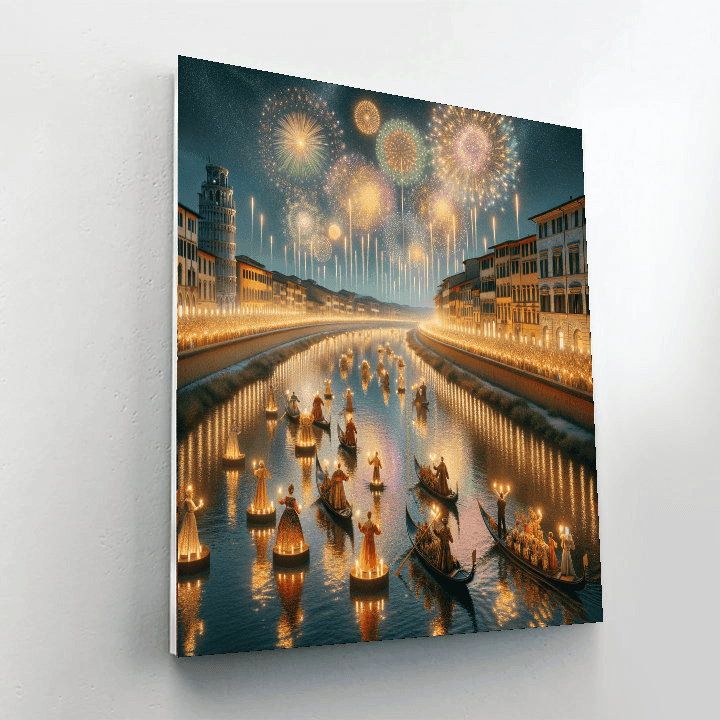 Luminara Di San Ranieri - Pisa Paint By Color