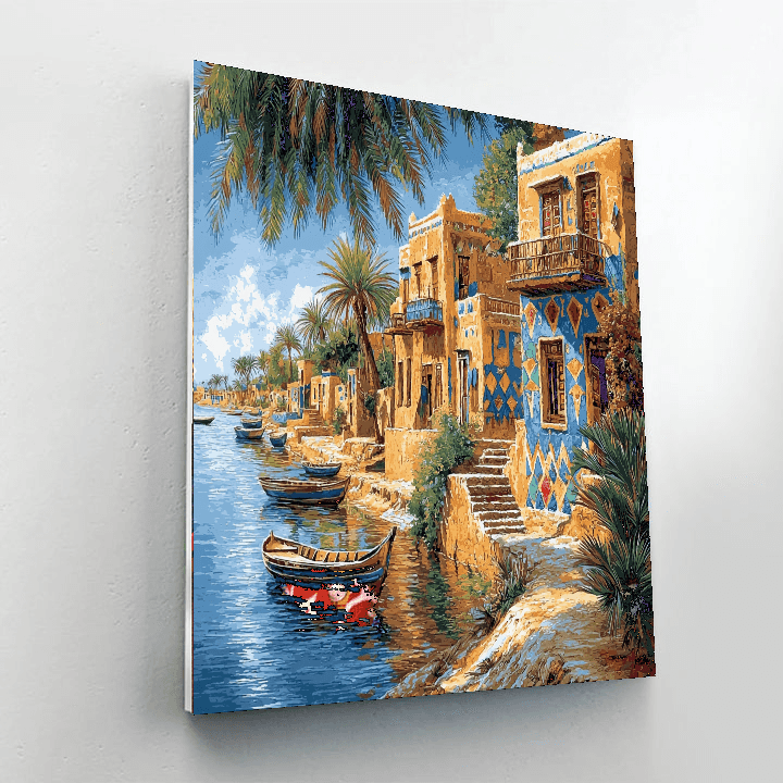 Nubian Village - Aswan Paint By Numbers
