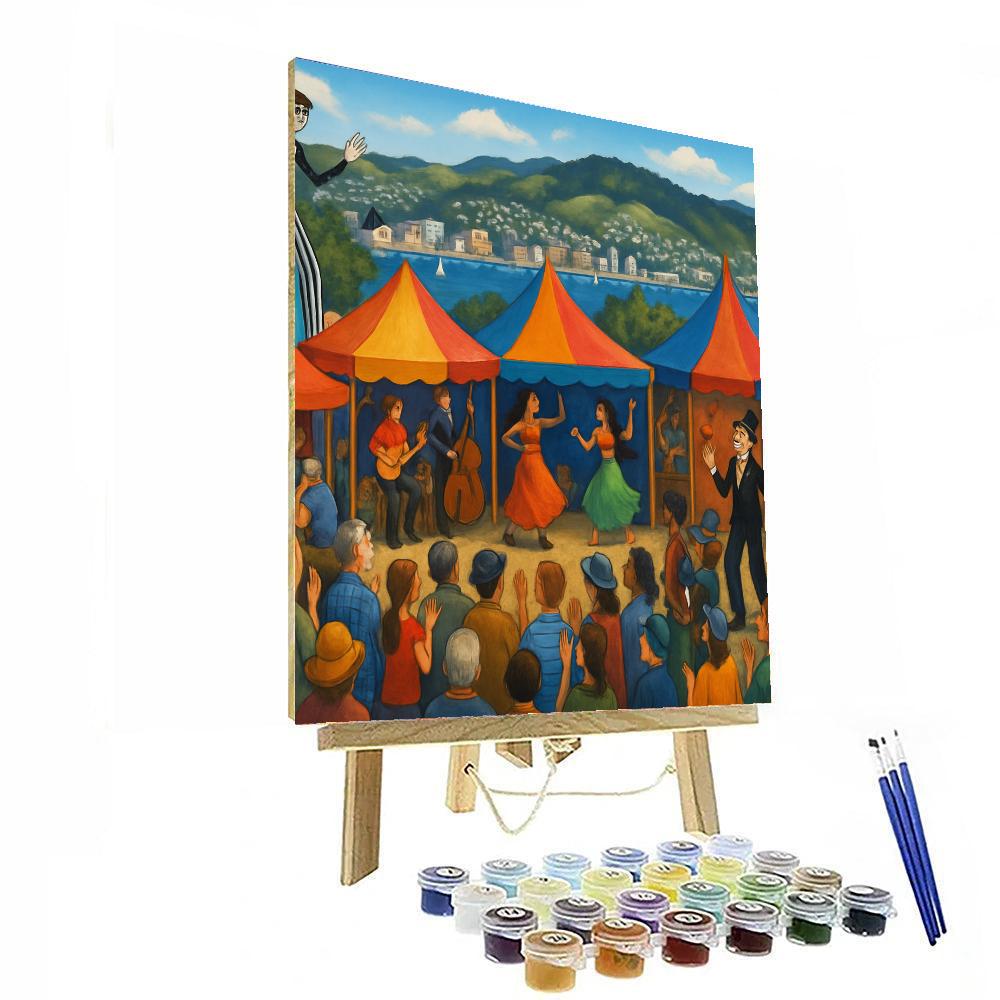 New Zealand Festival - New Zealand Painting Number Kit