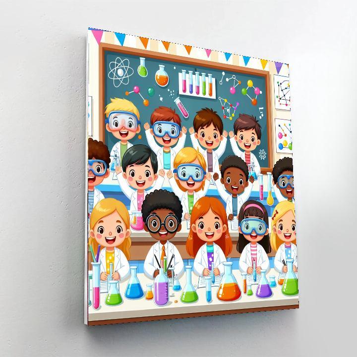 Super Science Squad Paint By Numbers Art