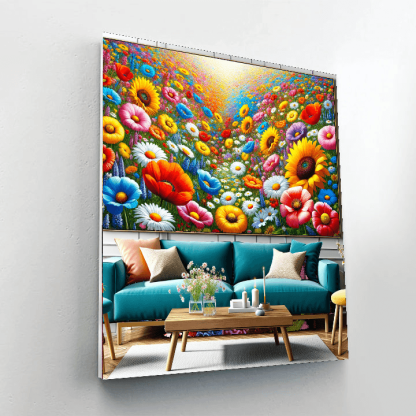 Sunny Wildflower Meadow Paint By Numbers