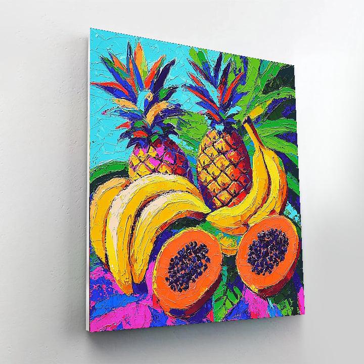 Henri Matisse Inspired Tropical Fruits Symphony  Paint By Numbers