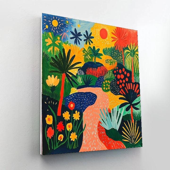 Joan Miró Inspired Garden Of Abstract Wonders  Paint By Number