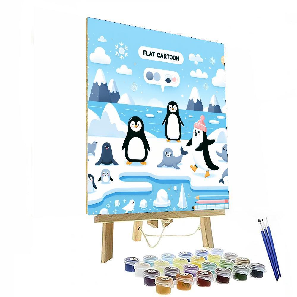 Polar Pals Playdate Paint By Color