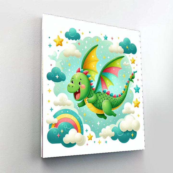 Energetic Dragon Painting By Numbers Kit