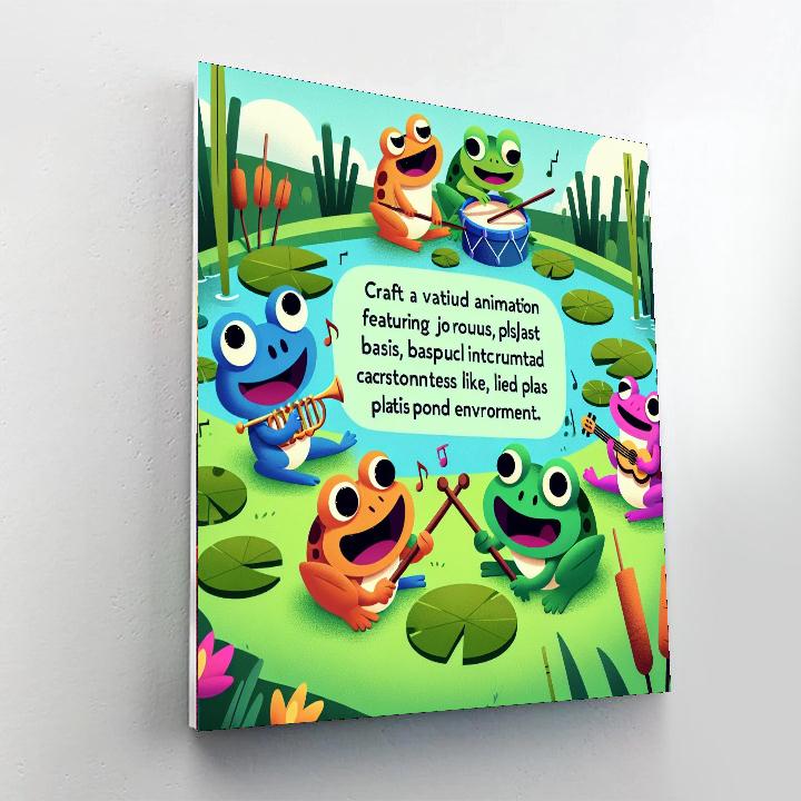 Fantastic Frog Orchestra Paint By Numbers