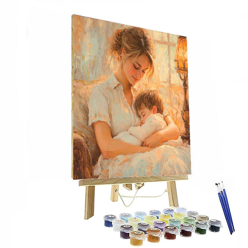 Home In Her Arms Paint By Numbers