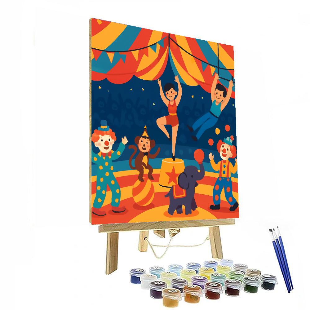 Festive Circus Spectacle Paint By Number