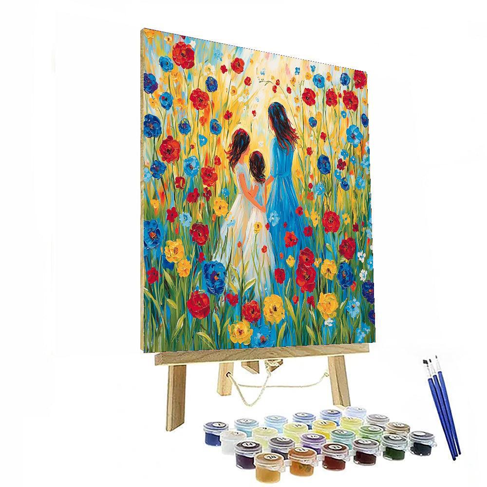 Holding Hands In The Garden Paint By Numbers