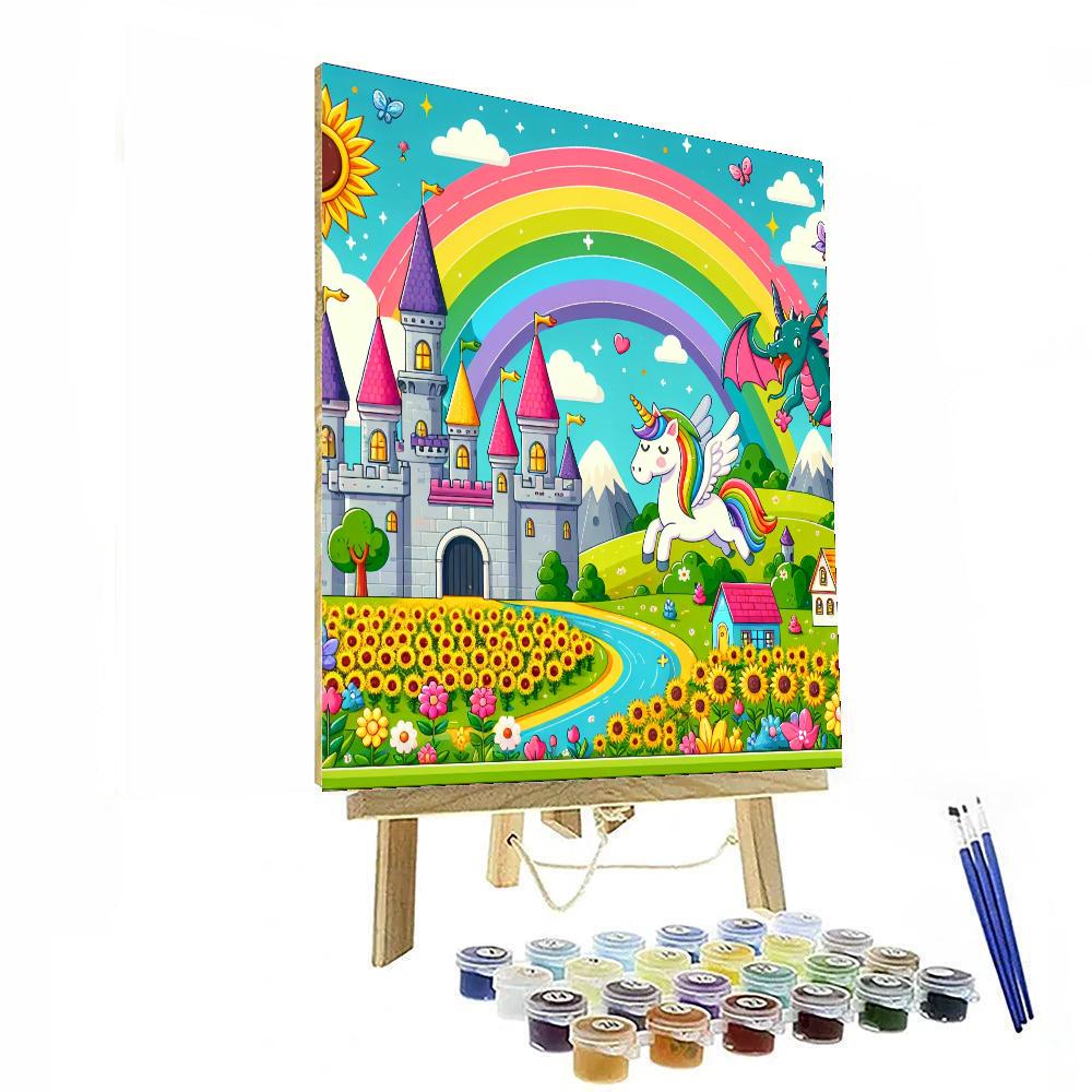 Dreamy Fairytale Land Paint By Numbers Art