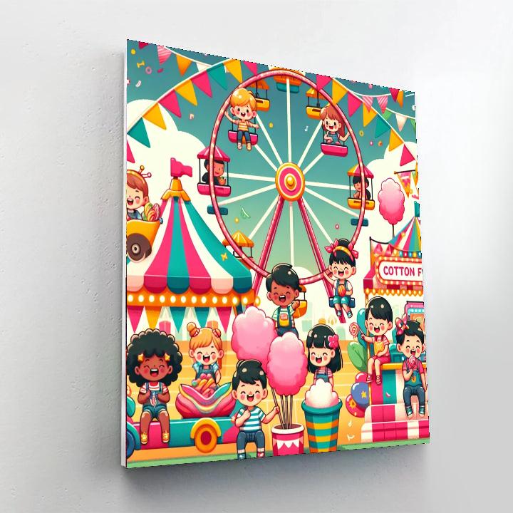 Bright Carnival Adventure Painting By Numbers Kit