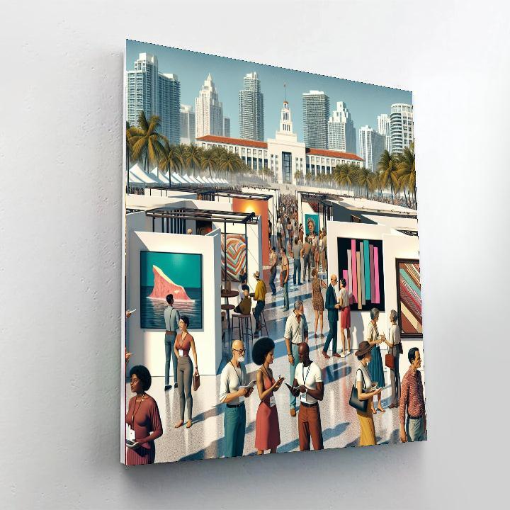 Art Basel - Miami Beach DIY Paint By Numbers