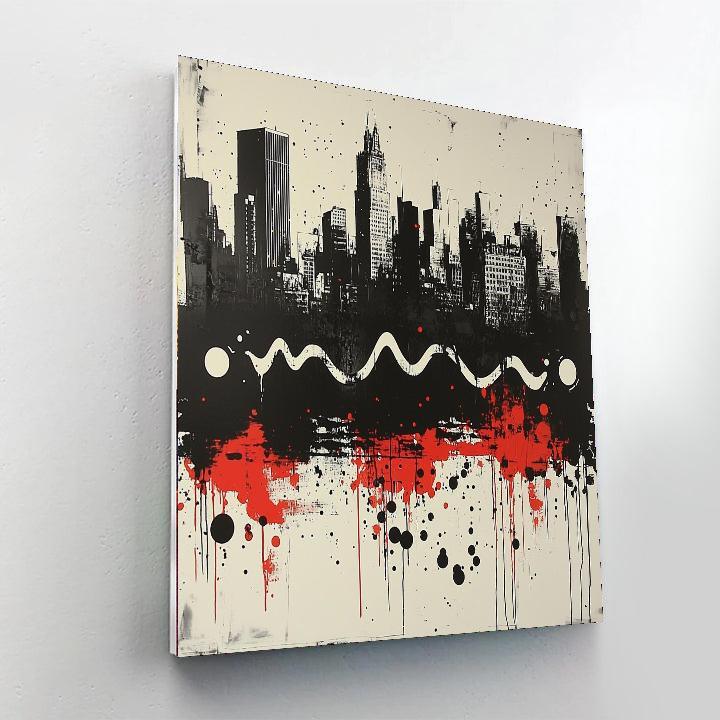 Banksy Inspired Voices In The Shadows  Paint By Number