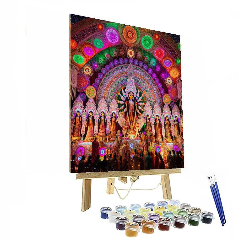 Durga Puja - Bangladesh Numbered Painting Kits