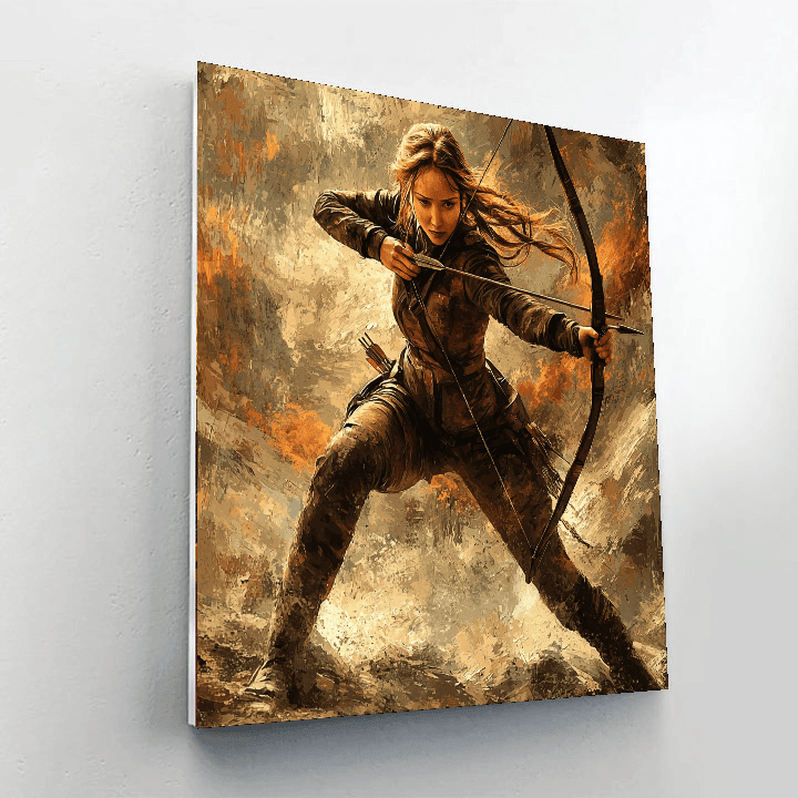 Jennifer Lawrence: Breaking Boundaries With The Hunger Games Paint By Number