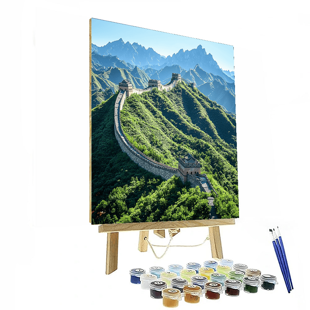 The Great Wall Of China - Badaling Section DIY Paint By Numbers