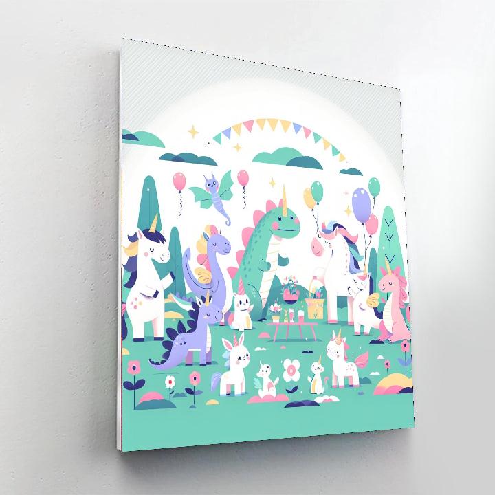 Magical Pet Party Paint By Number