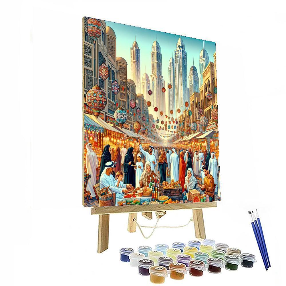 Eid Al-fitr - Dubai Paint By Number