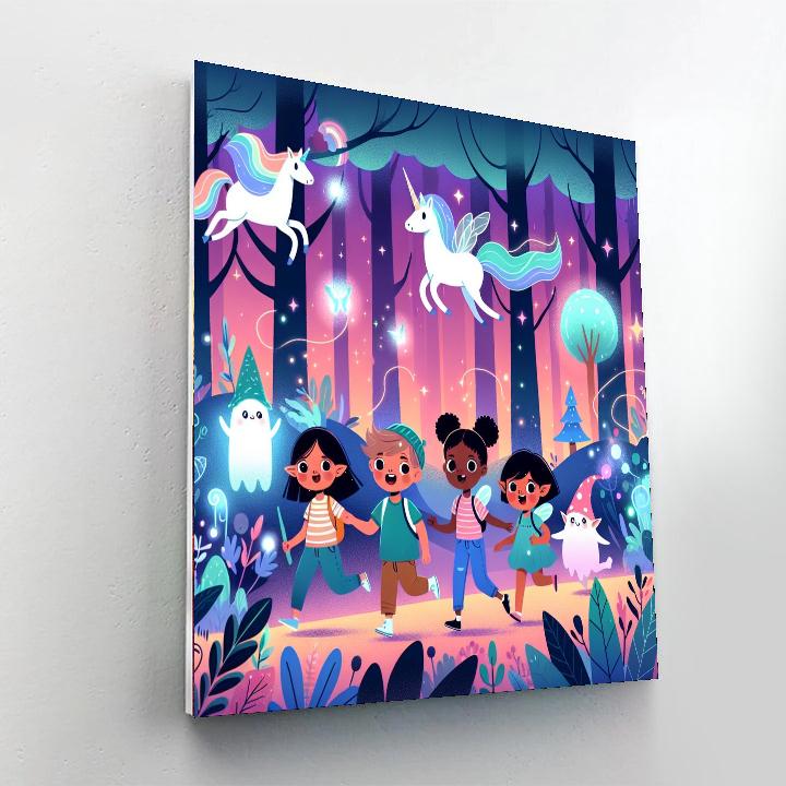 Enchanted Enchanted Woods Numbered Painting Kits