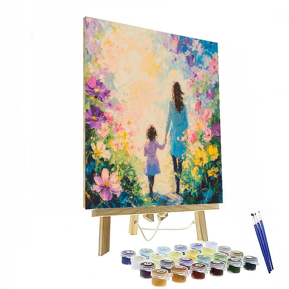 Love's Blossoming Journey Numbered Painting Kits