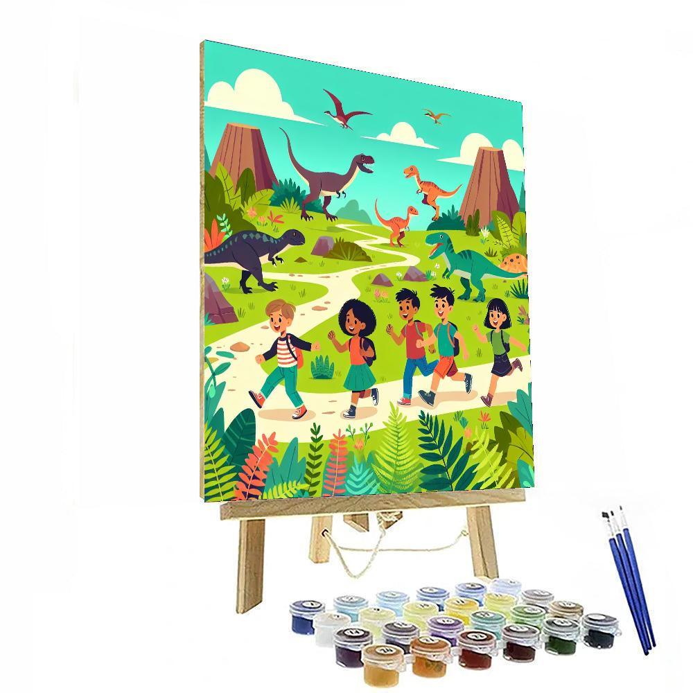 Dino Adventure Trail Numbered Painting Kits