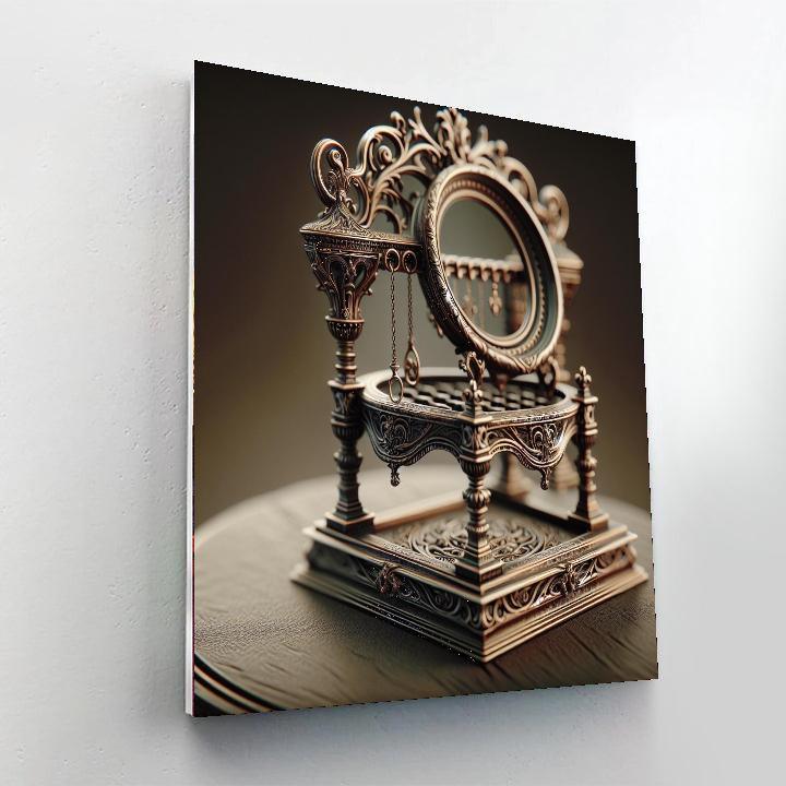 Antique Charm Jewelry Stand Paint By Number