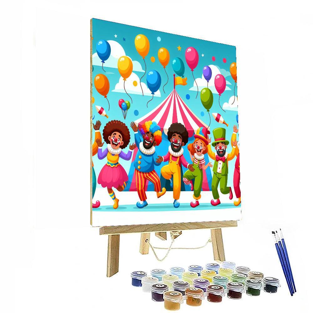 Funny Circus Adventure Paint By Numbers Kits