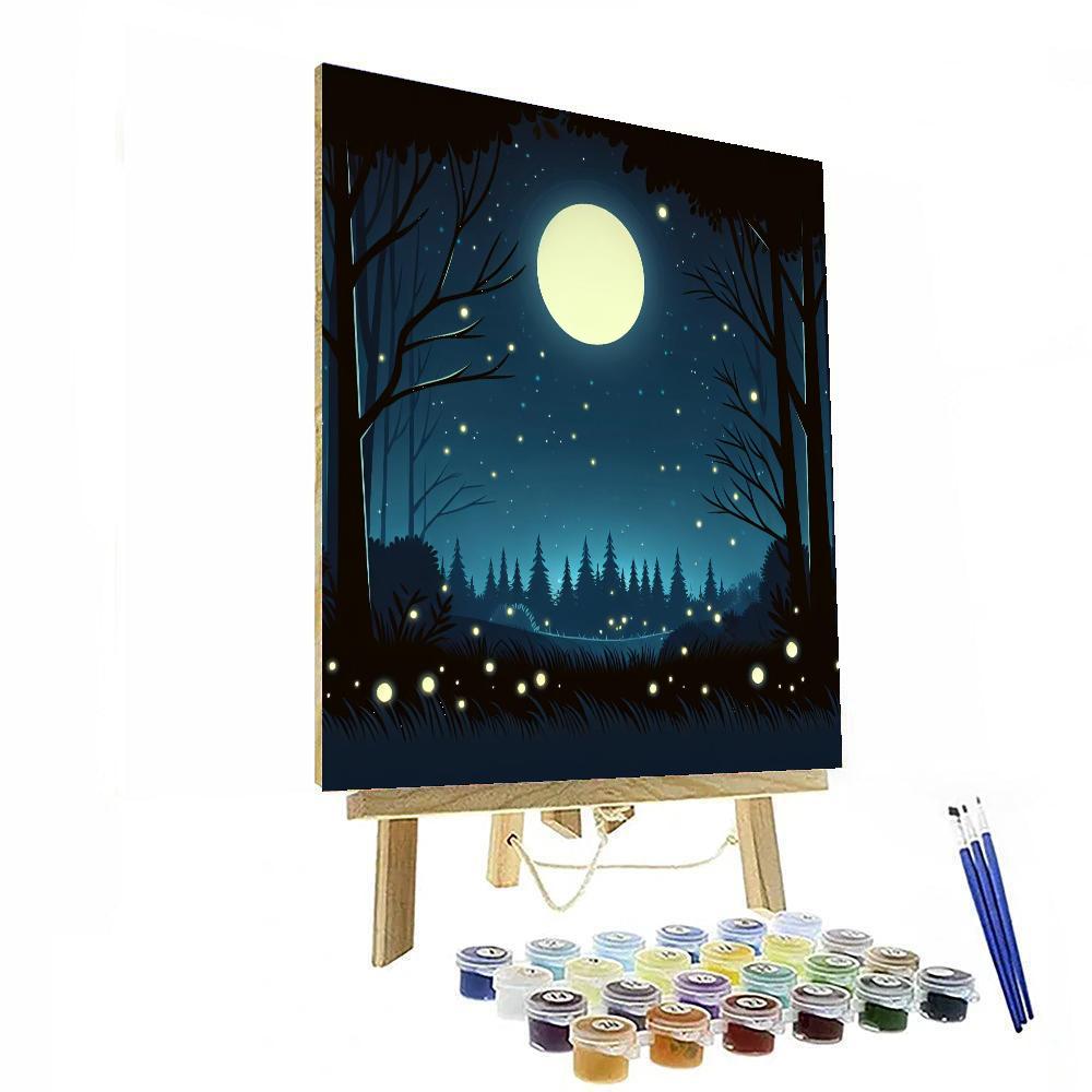 Moonlight Enchantment Painting Number Kit