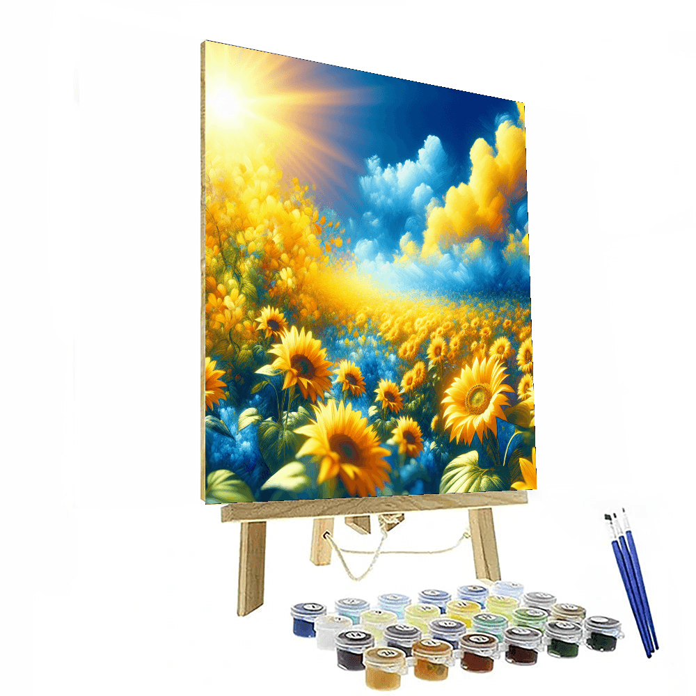 Sunflower's Joy Painting By Numbers Kit