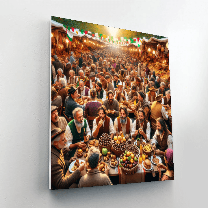 Fiera Di San Martino Painting By Numbers Kit