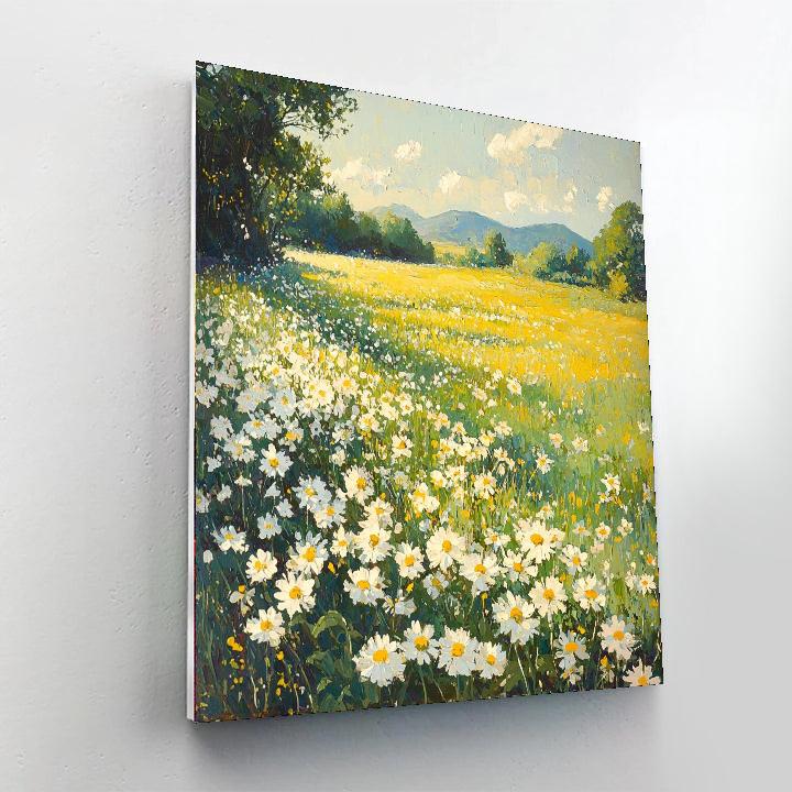 Edgar Degas Inspired Echoing Meadows  Painting Number Kit