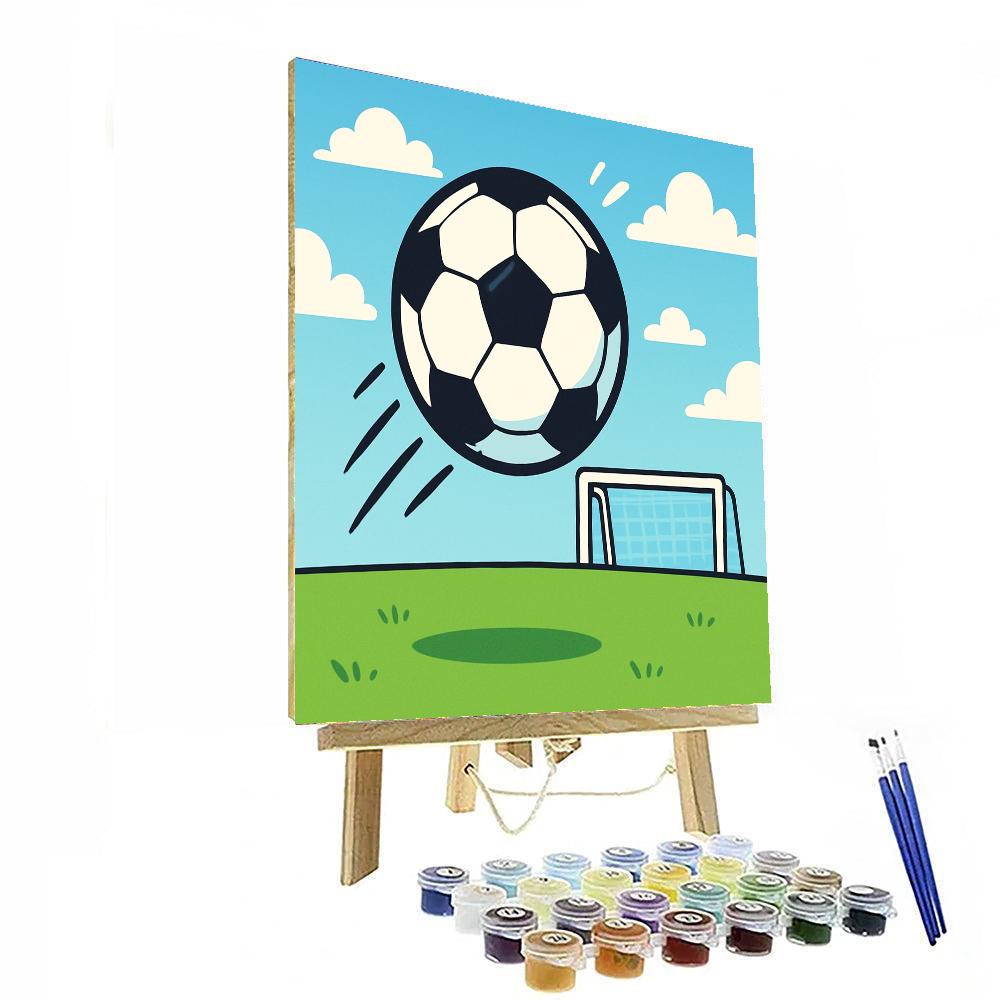 Sporty Soccer Ball Paint By Numbers Kits