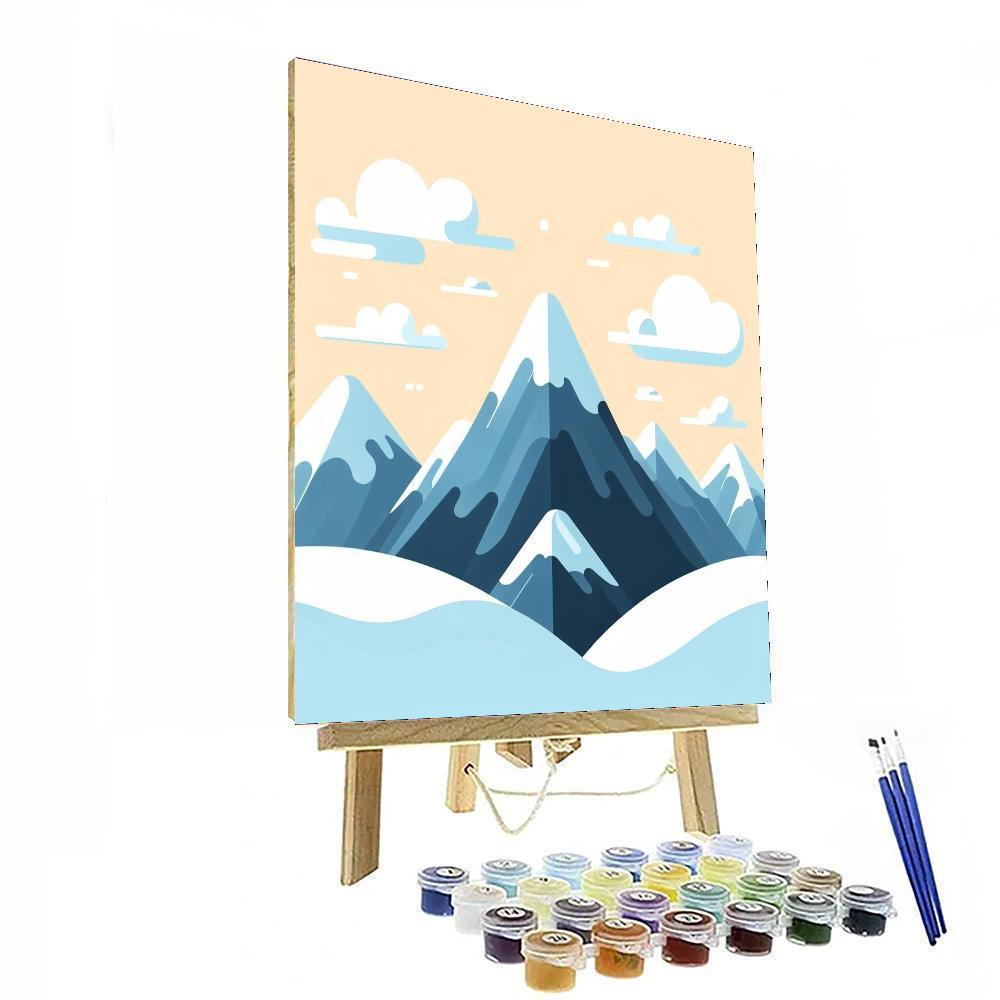 Magical Mountain Vista Paint By Numbers